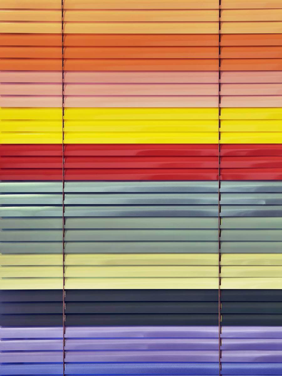 Different colors of window blinds